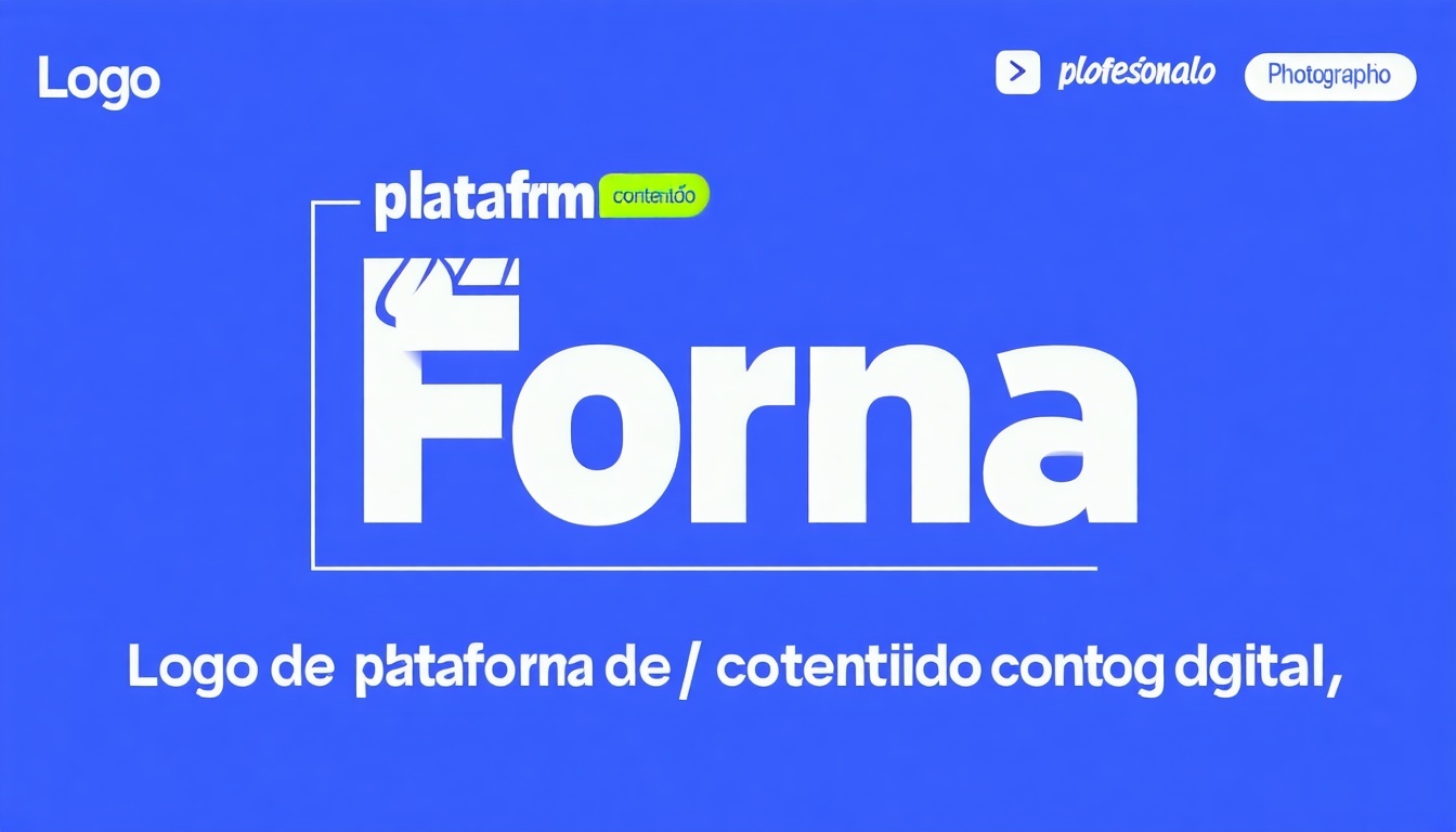 Logo de plataforma de contenido digital